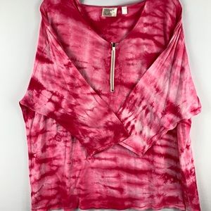 Onque Sport New York Tie Dye Top